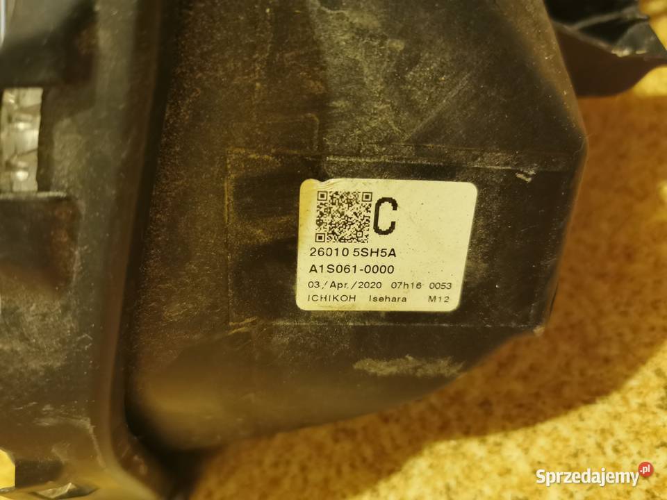 LAMPA PRAWA REFLEKTOR NISSAN LEAF II 17 FULL LED Lampy przednie dolnośląskie Pielgrzymka