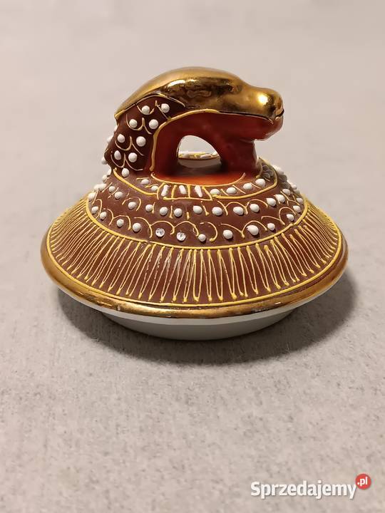 Kutani Satsuma Cukiernica Japonia Motyw Jawor