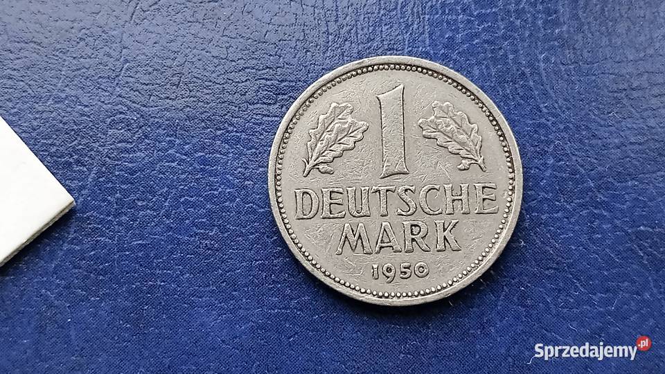 Stare monety 1 marka 1950 J NIemcy podkarpackie Lesko