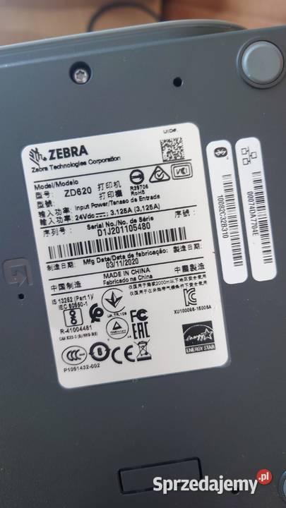 Biurkowa drukarka Zebra ZD620t ZD62042T0EF00EZ Zielona Góra