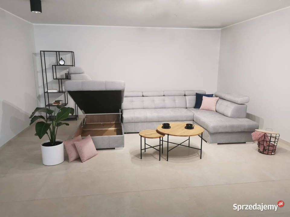 Narożnik Atlanta 190x280x190 tkanina easy clean tkanina Wrocław