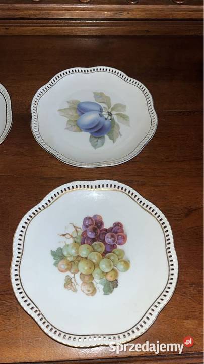 Talerzyk z owocami ażur Syg Schumann Arzbeg