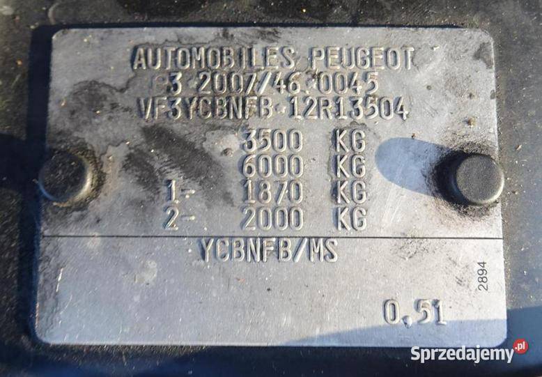 PEUGEOT BOXER 2020 217900 ccm 140 sprzedam