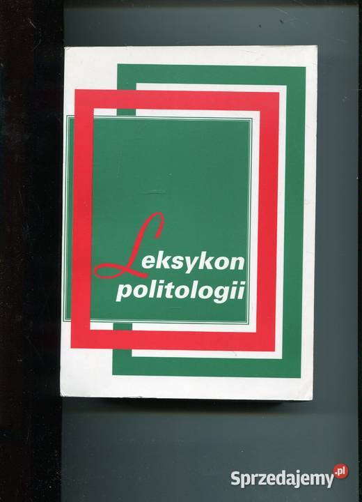 Leksykon politologii Rok wydania 1999 Szczecin sprzedam