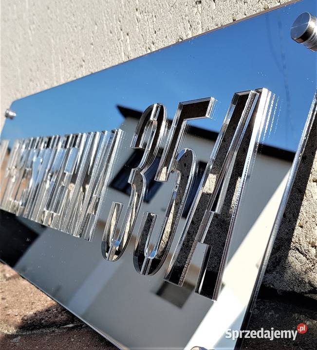 Tabliczka adresowa glamour personalizowana Częstochowa