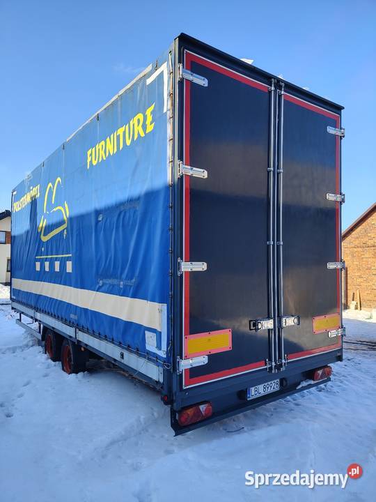 Przyczepa tandem Laweta do siana słomy tytoniu Tarnogród