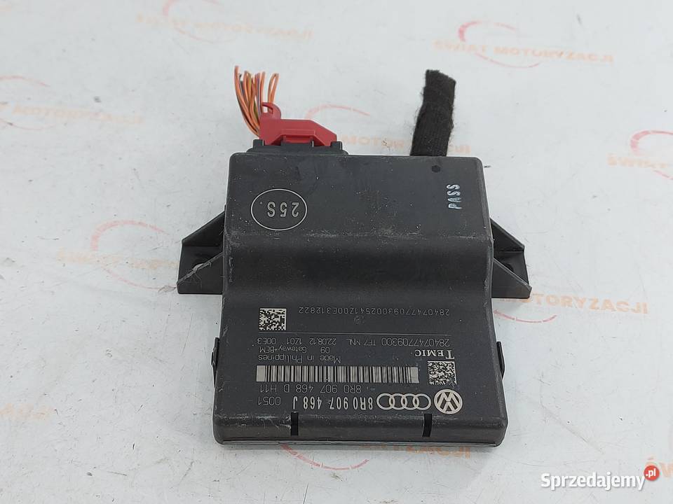 AUDI S4 B8 30 TFSI 13r moduł GATEWAY 8R0907468J osobowe Wyposażenie elektryczne Kielce sprzedam