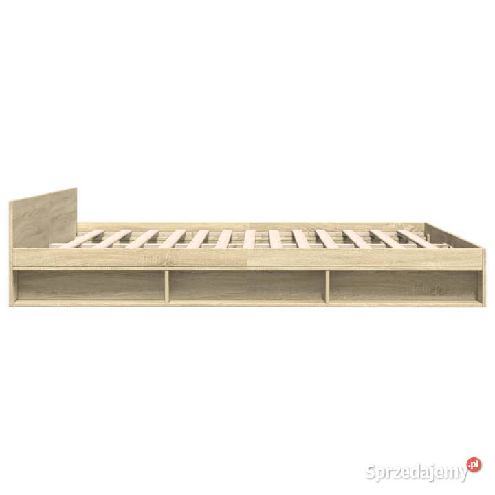 Rama łóżka z szufladami kolor dąb sonoma 200x200 mazowieckie