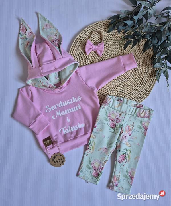 Dres dziewczęcy Handmade Serduszko Mamusi i dziewczynka śląskie Rybnik