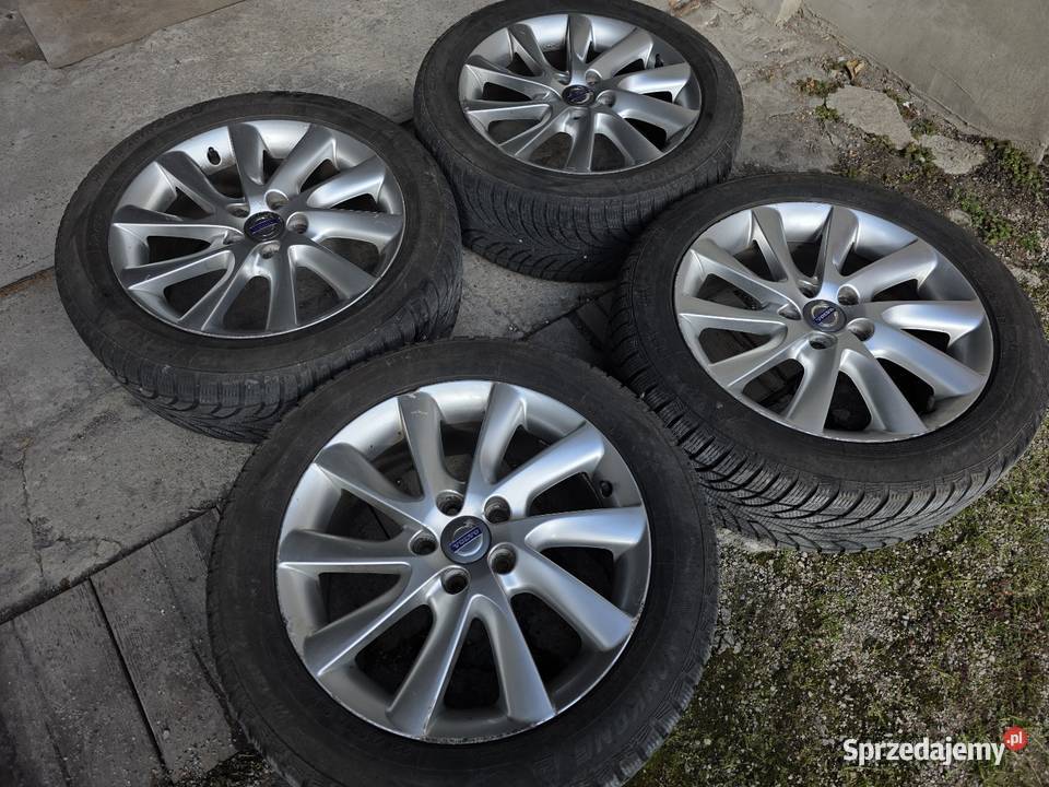 4 alufelgi VOLVO 17 5x108 opony zimowe 22550 r17