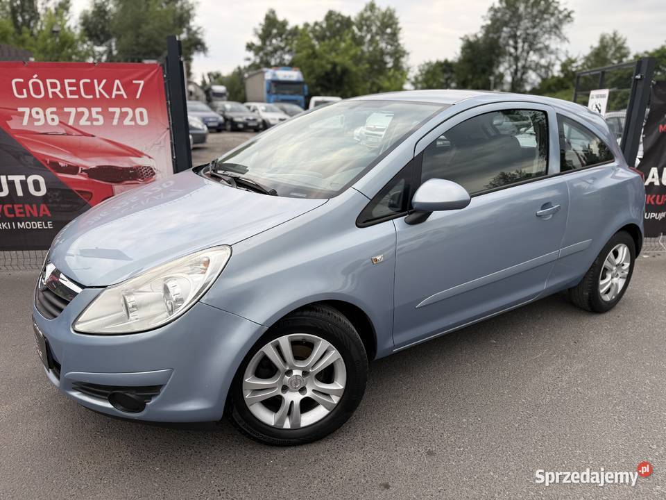 Opel Corsa D 2007 Klima Isofix Elektryka niebieski Poznań sprzedam