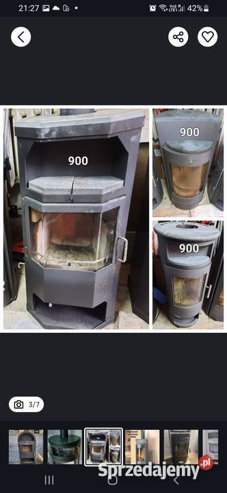 Kominek wolnostojący 59kW zachodniopomorskie Świdwin