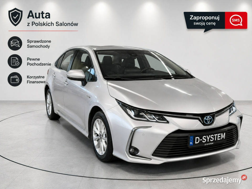 Toyota Corolla 21 Salon Polska 18 HYBRID 1wł z czujnik parkowania Białystok