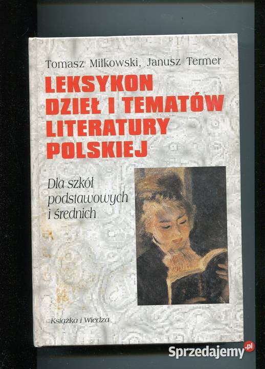 Leksykon dzieł i tematów literatury polskiej twarda Książki i Podręczniki