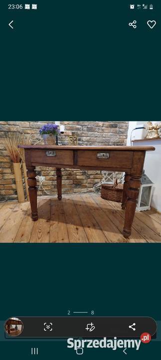 Stół przedwojenny stary retro elektycxny ciezki Stoły, krzesła, biurka Gdańsk