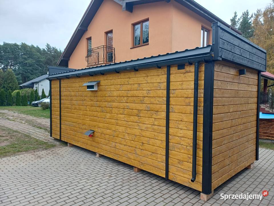 Sauna Ogrodowa izolowana z dużym Tarasem Płock