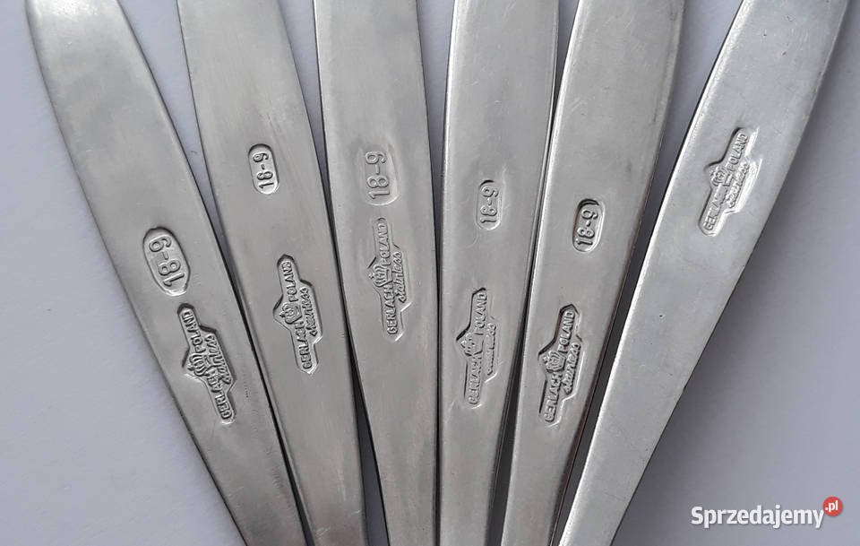 Łyżeczki do herbaty 1 PASECZKI PASKI Gerlach PRL