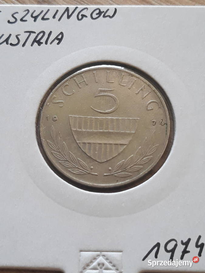 5 Szylingów Austria 1974 r Konin