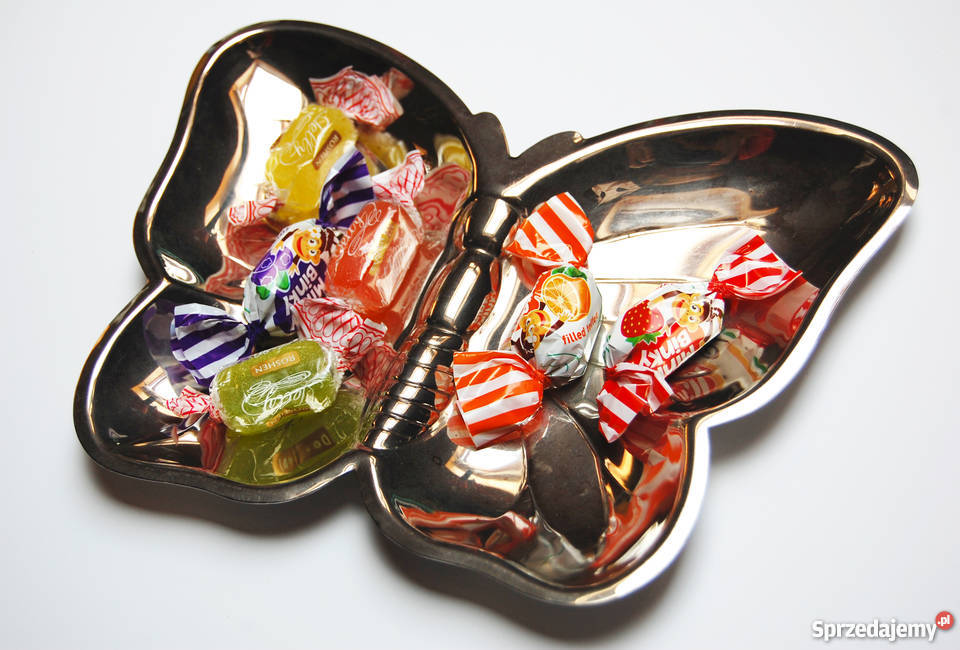 Patera motyl stal lata 80 Niemcy vintage design Lublin