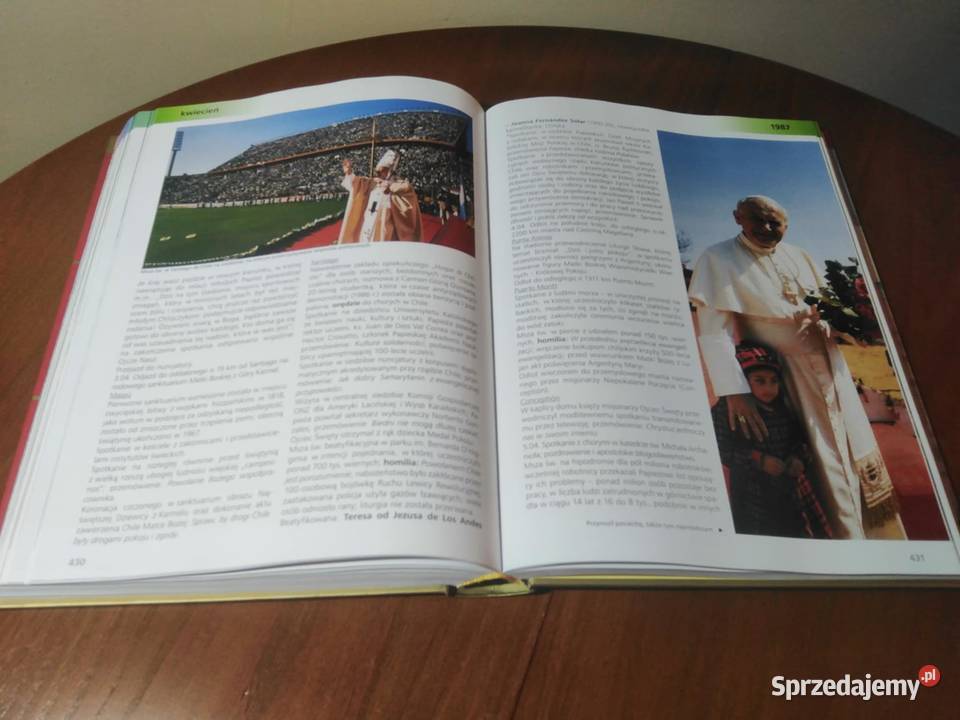 Jan Paweł II Dzień Dniu Kalendarium Wałbrzych sprzedam