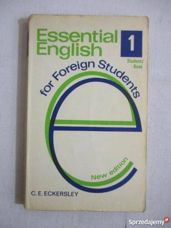 ESSENTIAL ENGLISH FOR FOREIGN STUDENTS BOOK 1 Elbląg sprzedam