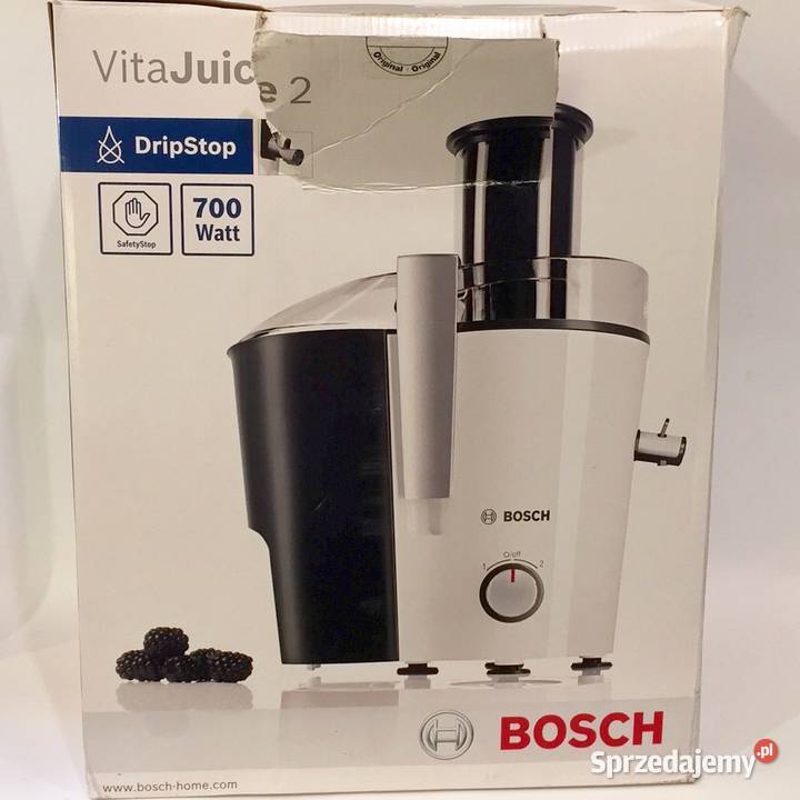 BOSCH MES25A0 VitaJuice 2 SOKOWIRÓWKA 700W Warszawa Sokowirówka BOSCH VitaJuice MES25A0 Bosch | AGD Sklep