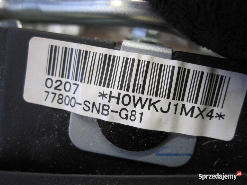 HONDA CIVIC VIII 07r AIRBAG poduszka kierowcy świętokrzyskie