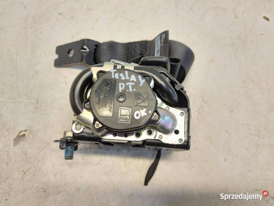 TESLA MODEL Y 2022r PAS BEZPIECZEŃSTWA PRAWY TYŁ