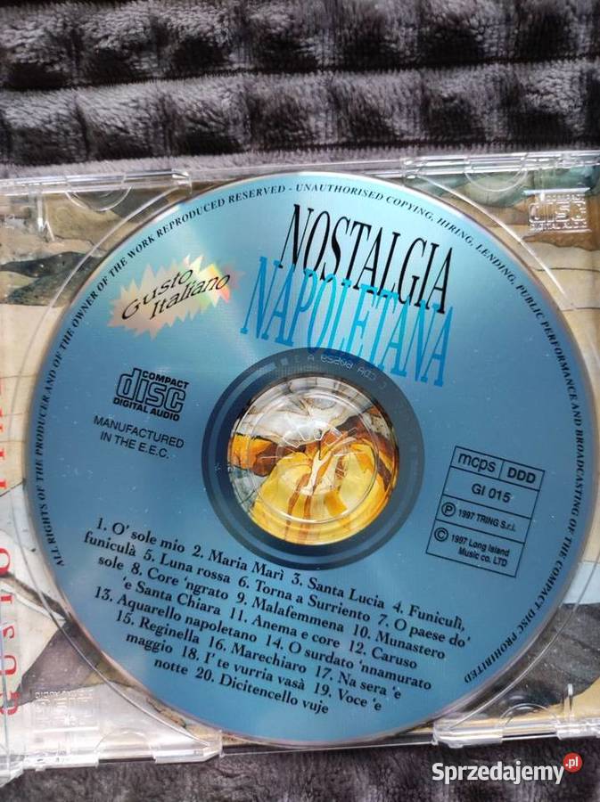 Luciano Manacore Nostalgia Napoletana 1996 poezja śpiewana Kielce