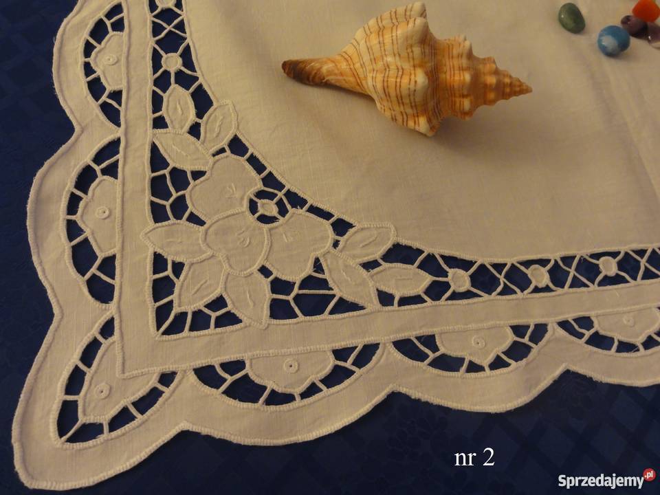 Serwety bieżniki haftowane ręcznie haft