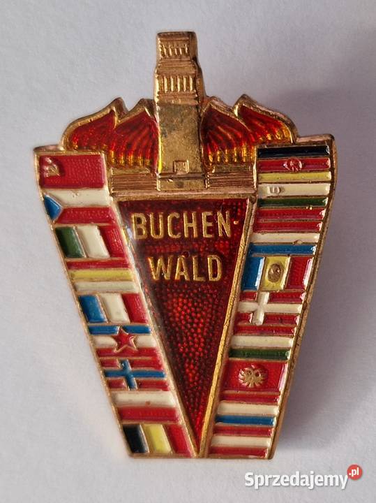 Odznaka Pomnik Buchenwaldu NRD vintage Warszawa sprzedam