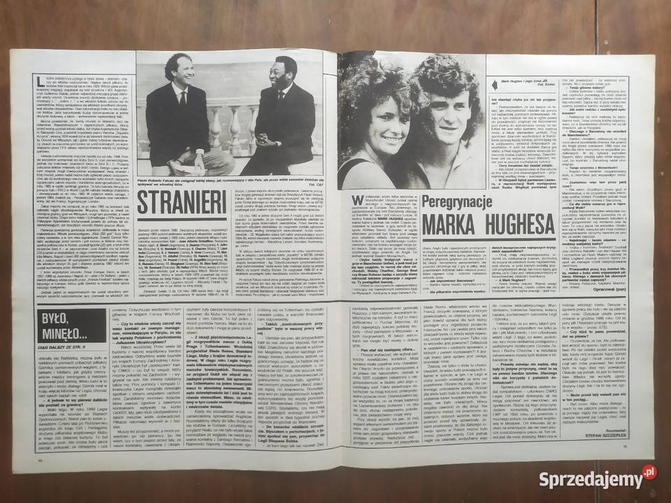 Piłka Nożna Magazyn rocznik 1988 kompletny Łódź