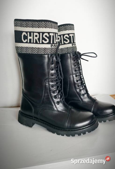 Buty kozaki christian dior CD gwiazda skóra 24cm Warszawa
