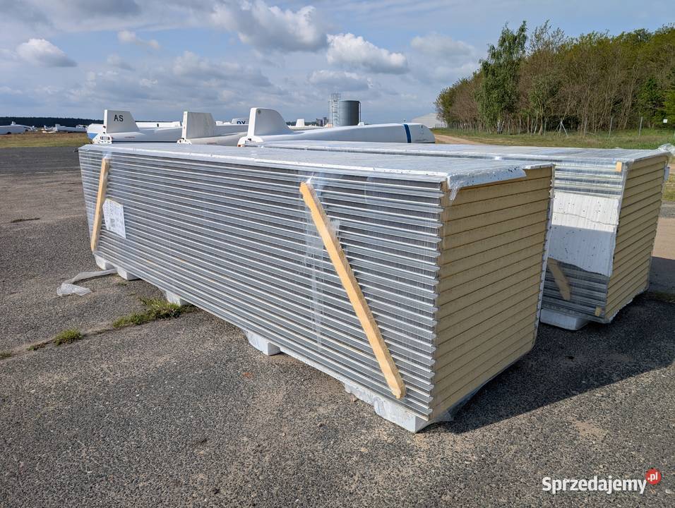 Płyty warstwowe pir 60 RAL 9006 kryty łącznik Leszno