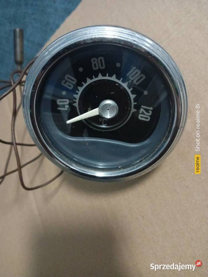 Wskaźnik temperatury skoda RTO oryginalny PRL Godziszka