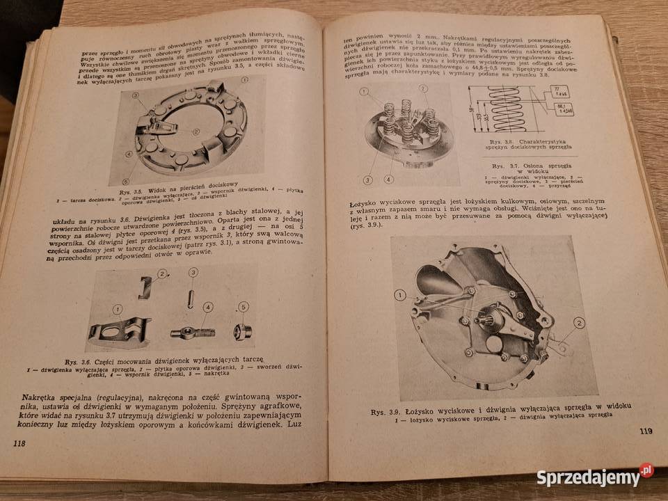 Książka obsługi i naprawy R Skwarek Fiat125p wielkopolskie Leszno