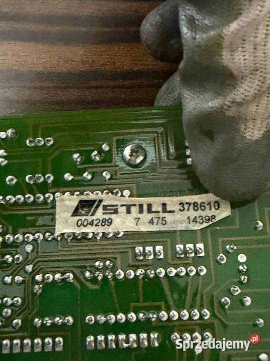 Płyta jazdy STILL 378610 Układ elektryczny i zapłon Części maszyn i innych pojazdów Antonie