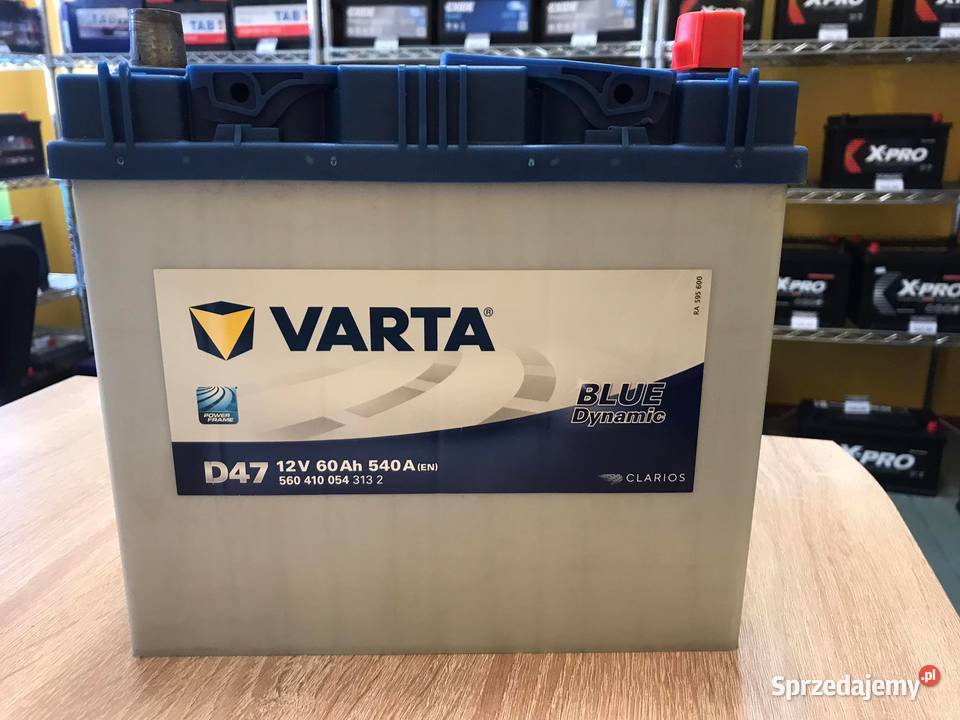 Akumulator VARTA Blue Dynamic D47 60Ah 540A EN P+ Japan Grudziądz 