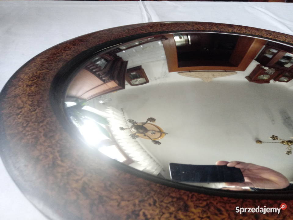 wypukłe lustro owalne w stylu angielskim Piotrówek