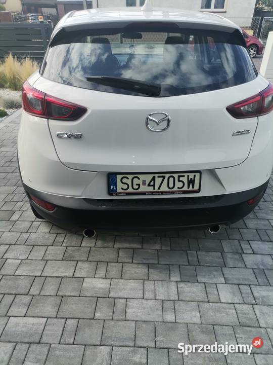 Mazda CX3 2019r Benzyna 75 000 biała 2 śląskie Jaworzno