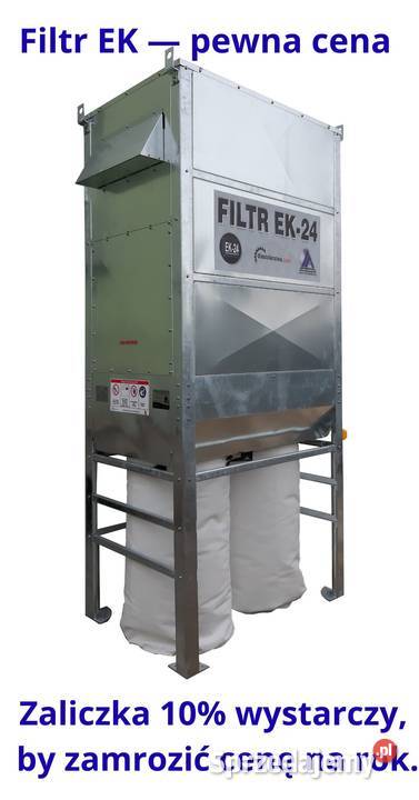 Filtr EK24Odciąg trocin 6500mh worki tekstylne Stalowa Wola