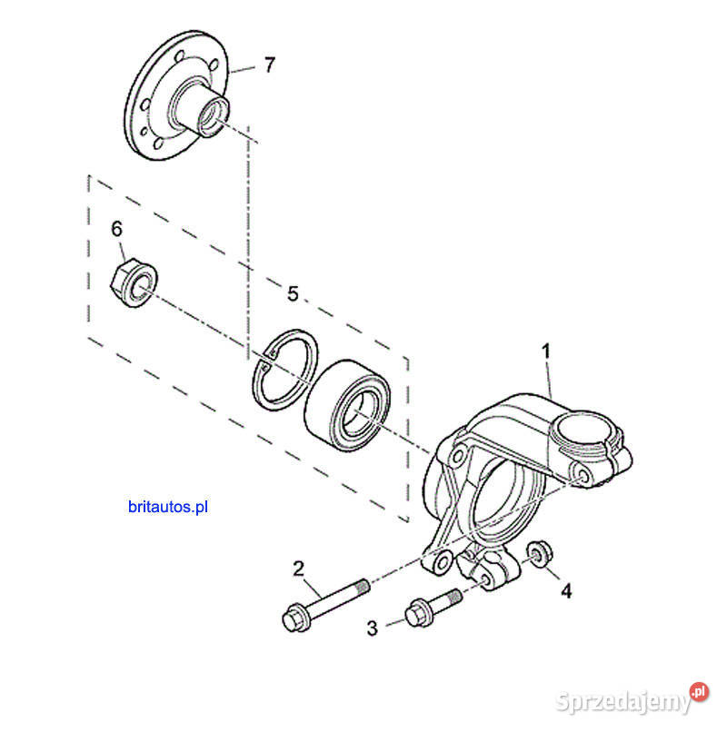 ROVER 75 MG ZT NAKRĘTKA ZWROTNICY PRZÓD osobowe Motoryzacja Poznań sprzedam