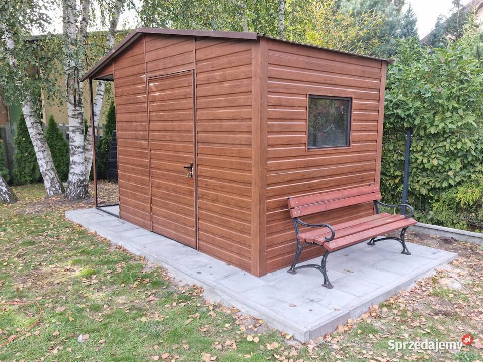 Garaż Blaszany z otwartą przestrzeniąWiata Bartoszyce