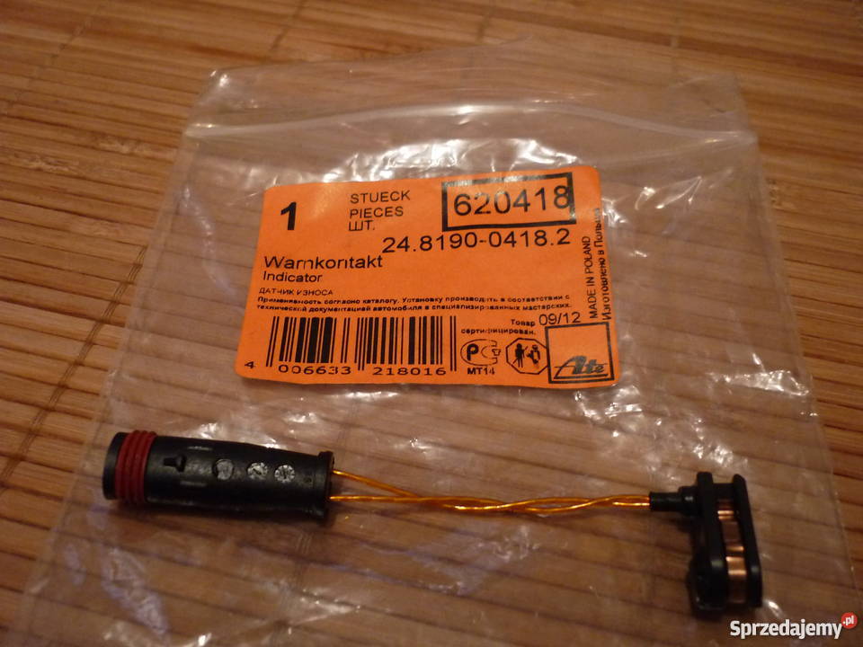 Czujnik zużycia klocka hamulcowego ATE Łódź sprzedam