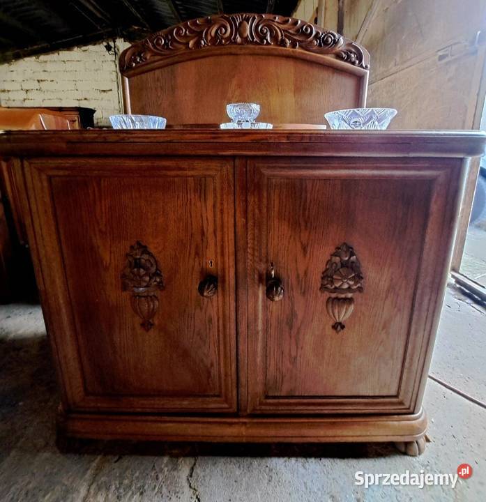 Kredens dębowy wielkopolskie Poznań sprzedam
