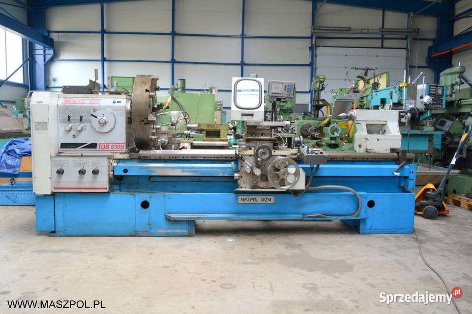 Tokarka uniwersalna TUB 830 B x 2000 rb 2008 łódzkie Głowno