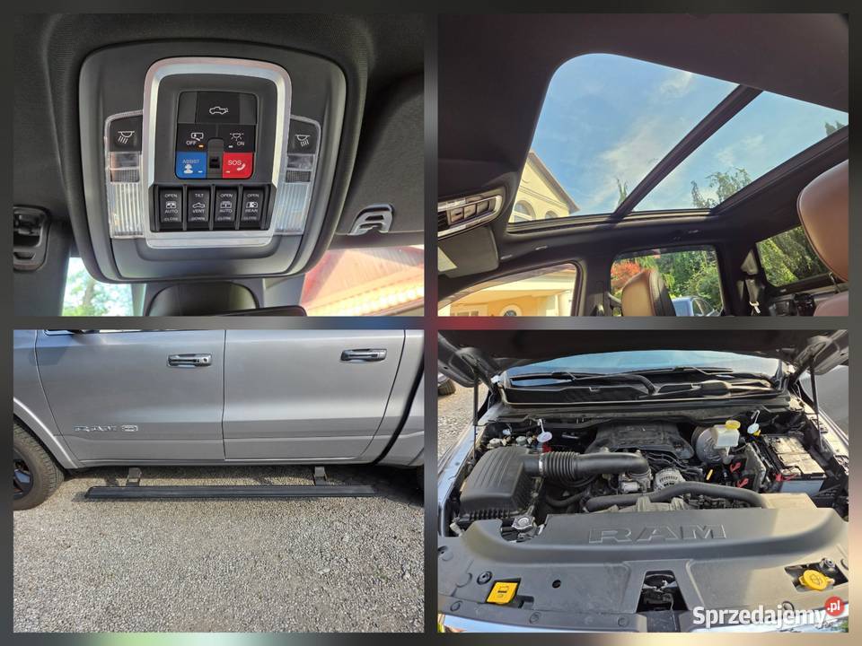 RAM 1500 LONGHORN 2019r 4x4 SUV Pickup Ledy ACC ogranicznik prędkości Łańcut