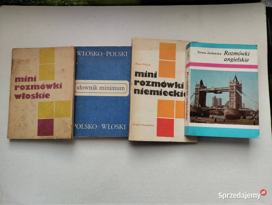 Rozmówki angielskie włóskie niemieckie Warszawa