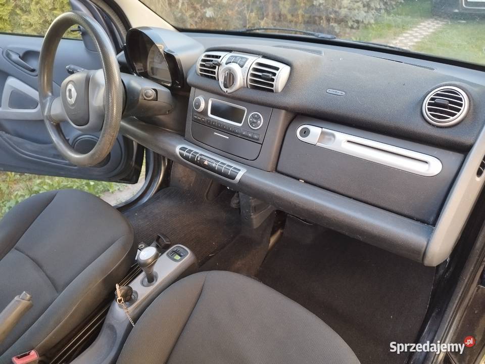 Smart fortwo 451 10 2011 wielkopolskie Lubasz