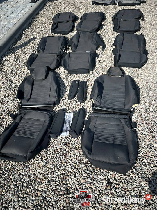 POKROWCE Oryginalne Zestaw Welur na Fotele Ford Pasłęk